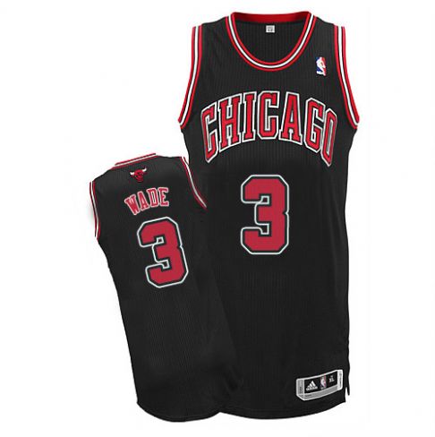 Dwyane Wade, Chicago Bulls [Noir] - Cliquez sur l'image pour la fermer
